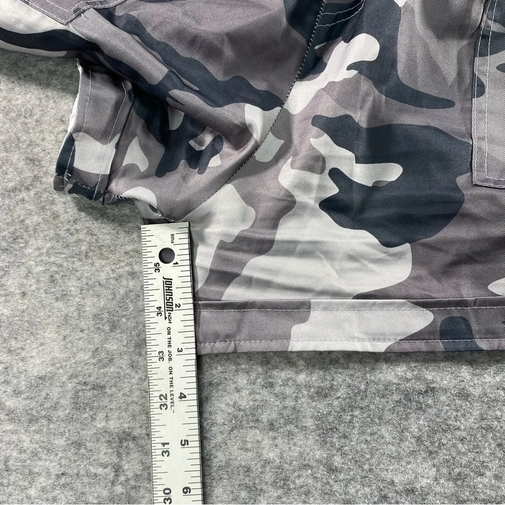 Adele B. Womens Black/Gray Camoflauge‎ Adjustable Waist Shorts Size LG - Picture 6 of 11